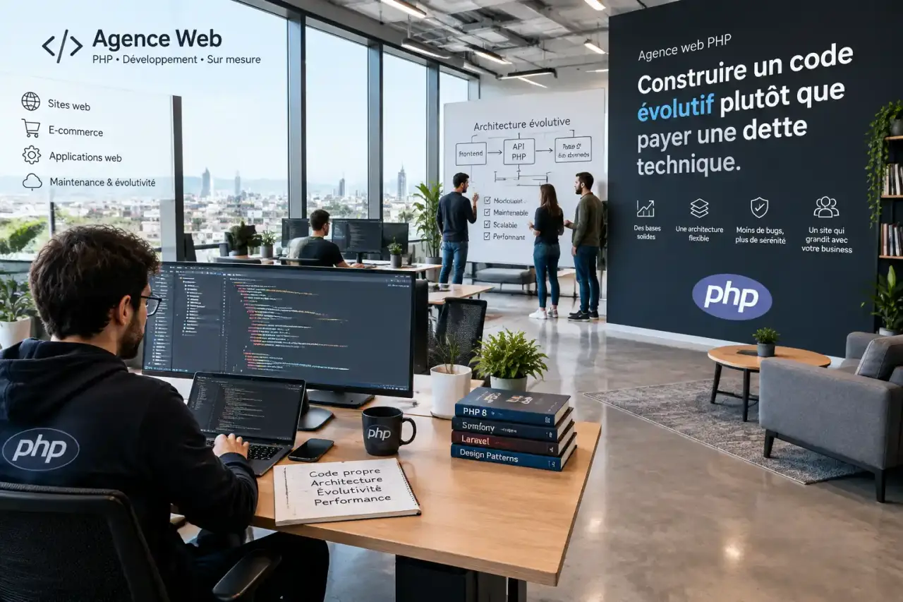 Agence web PHP : construire un code évolutif plutôt que payer une dette technique