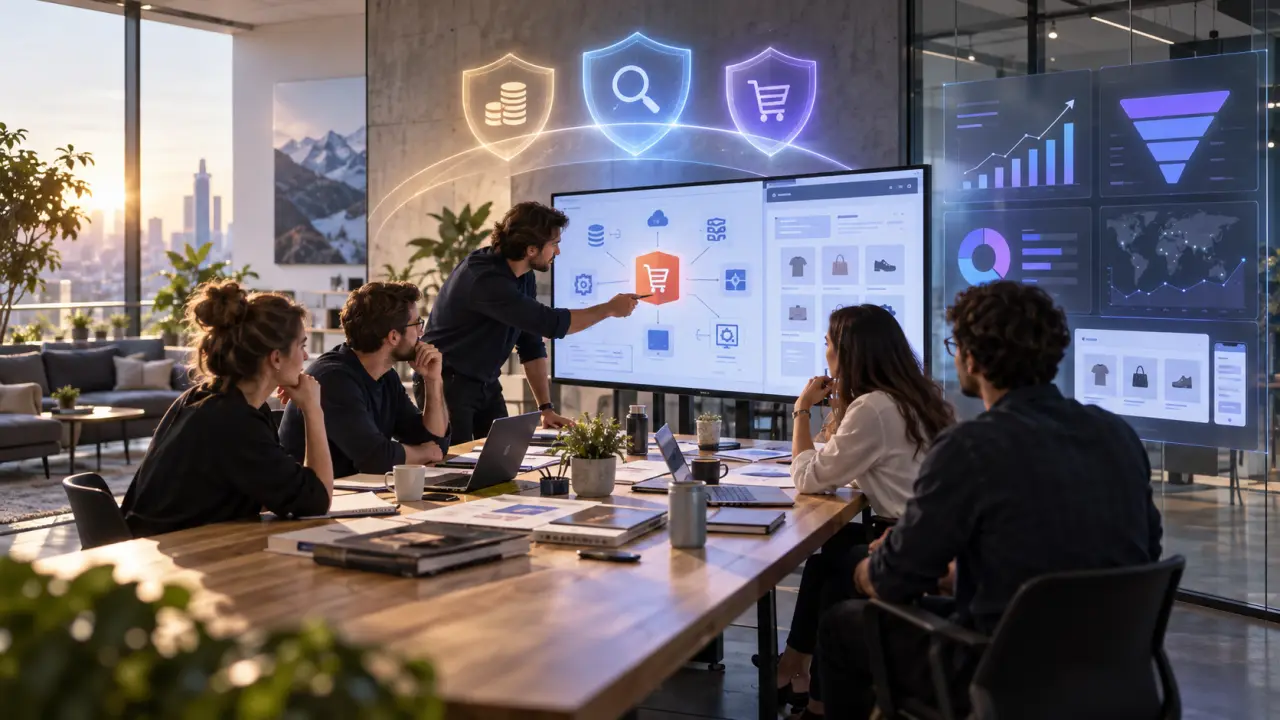 Agence web Magento : le cadrage protège le budget, le SEO et les ventes