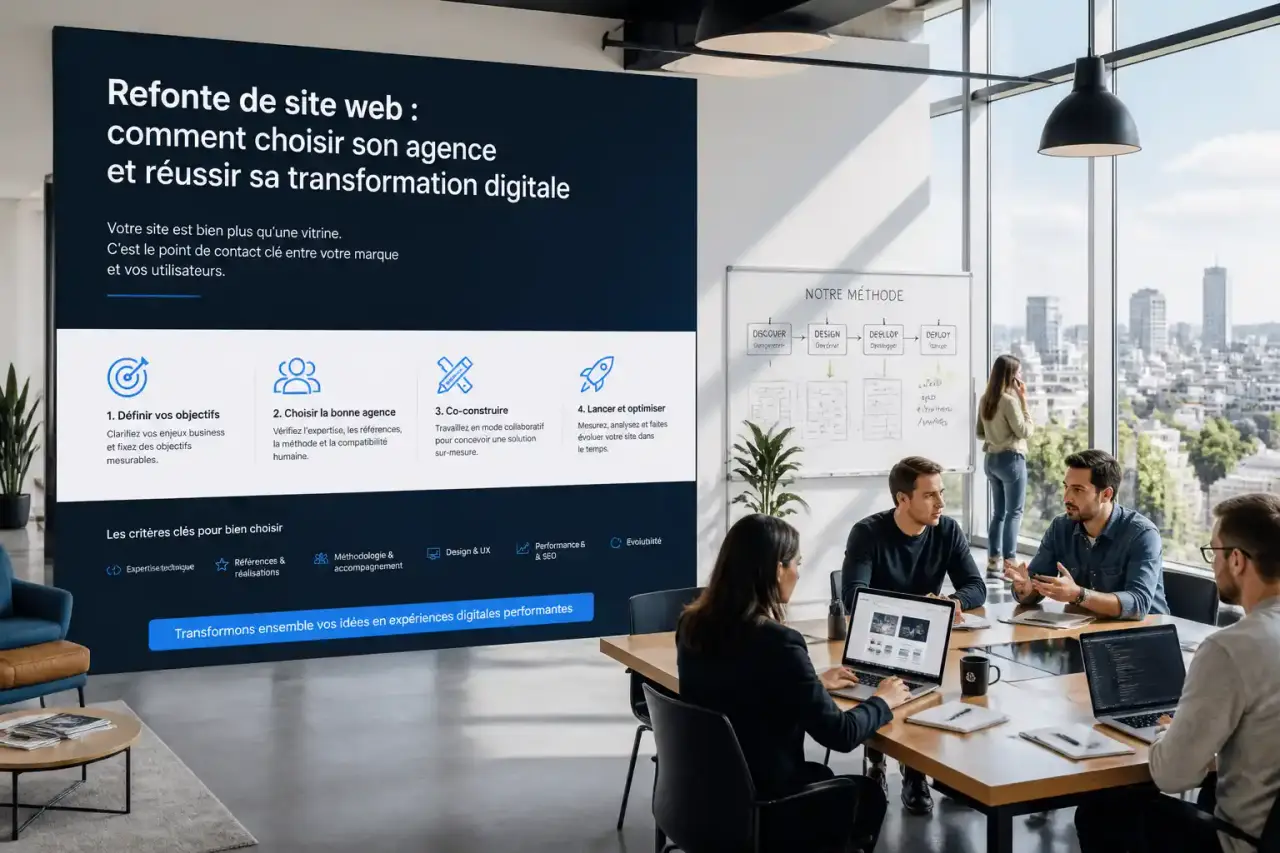Refonte de site web : comment choisir son agence et réussir sa transformation digitale