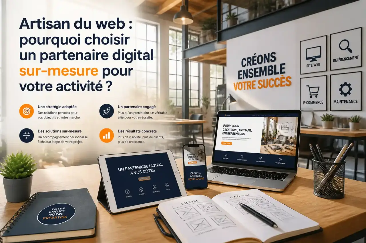 Artisan du web : pourquoi choisir un partenaire digital sur-mesure pour votre activité ?